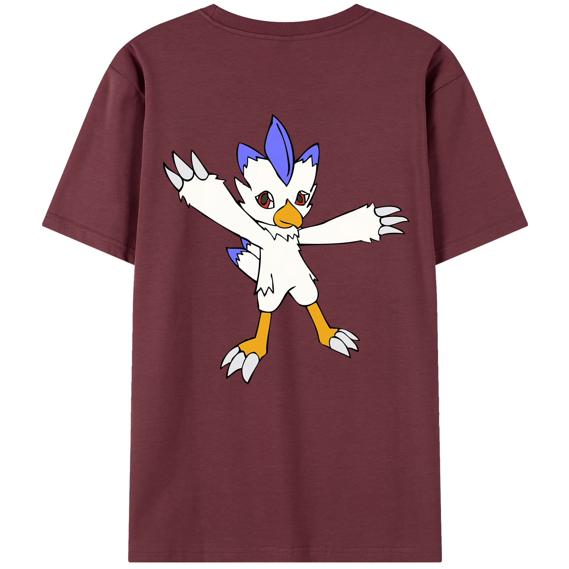 （画像用） Digimon デジタルモンスター/デジモン 綿100％半袖Tシャツ（背面プリント）